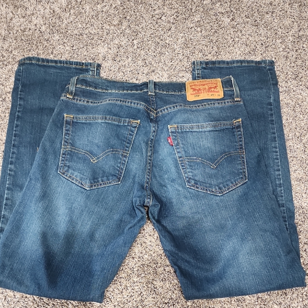 Levi's Classic Indigo Straight Jeans